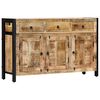 vidaXL Sideboard 120x35x76 cm Solid Mango Wood