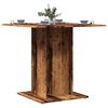 vidaXL Dining Table Old Wood 80x80x75 cm Engineered Wood