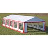vidaXL Party Tent 10 x 5 m Red