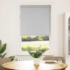 vidaXL Roller Blind Blackout Light Grey 85x130 cm Fabric Width 80.7 cm Polyester