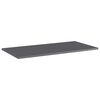 vidaXL Bookshelf Boards 8 pcs High Gloss Grey 80x40x1.5 cm Engineered Wood