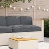 vidaXL Pallet Cushion Set 3 pcs Anthracite 120 x 80 x 12 cm