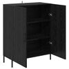 vidaXL Sideboard Black Oak 69.5 x 34 x 90 cm Engineered Wood