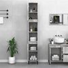 vidaXL Bathroom Cabinet Concrete Grey 30x30x190 cm Engineered Wood