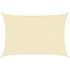 vidaXL Sunshade Sail 160 g/m&sup2; Cream 3x4 m HDPE