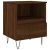 vidaXL Bedside Cabinet Brown Oak 40x35x50 cm Engineered Wood