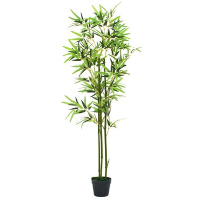 vidaXL Artificial Bamboo Plant with Pot 150 cm Green