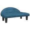 vidaXL Dog Bed Blue 70x52x30 cm Velvet