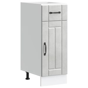 vidaXL Kitchen Base Cabinet "Lucca" Concrete Grey Engineered Wood