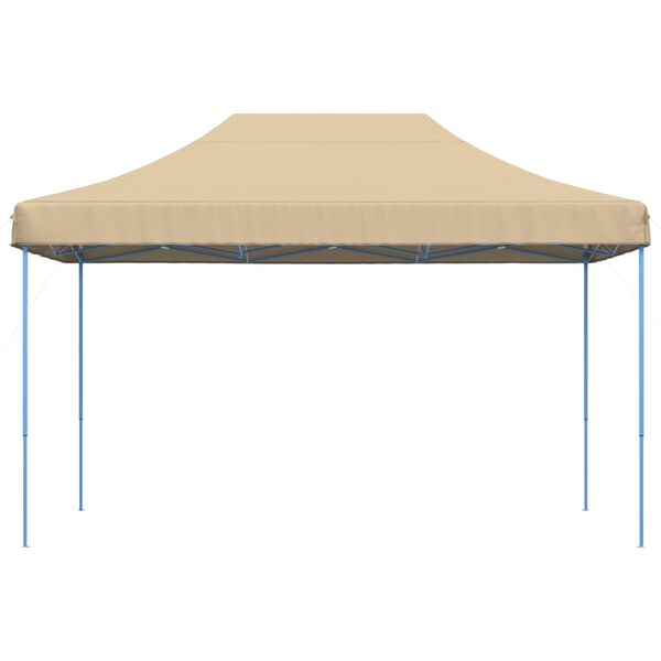 vidaXL Foldable Party Tent Pop-Up Beige 440x292x315 cm