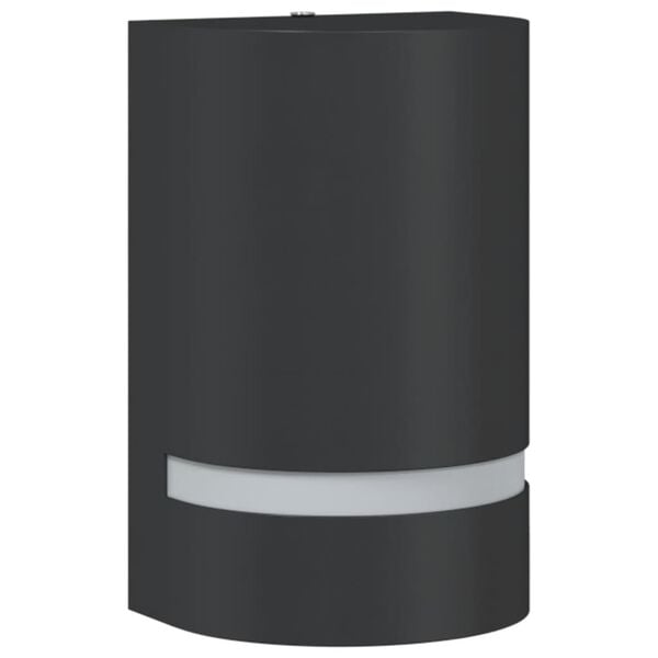 vidaXL Outdoor Wall Light Black Die-cast Aluminium