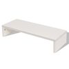 vidaXL Monitor Stand Engineered Wood 60x23.5x12 cm White