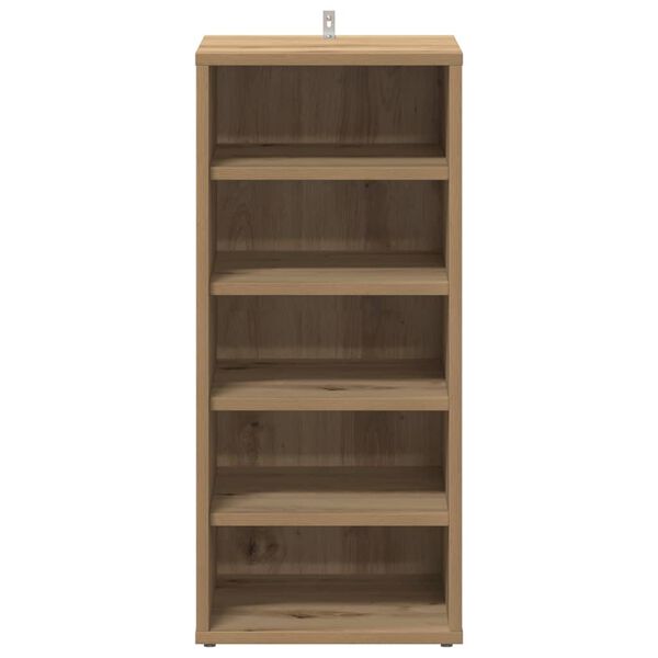 vidaXL Shoe Cabinets 2 pcs Artisan Oak 32x35x70 cm Engineered Wood