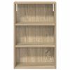 vidaXL Bathroom Wall Cabinet with Shelf Sonoma Oak 40 x 16 x 62.5 cm
