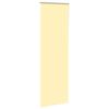 vidaXL Roller Blind Blackout Yellow 75x210 cm Fabric Width 70.7 cm Polyester