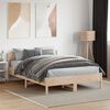 vidaXL Bed Frame without Mattress 135x190 cm Double Solid Wood Pine