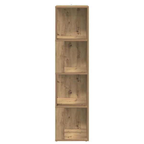 vidaXL Corner Cabinet Artisan Oak 33x33x132 cm Engineered Wood