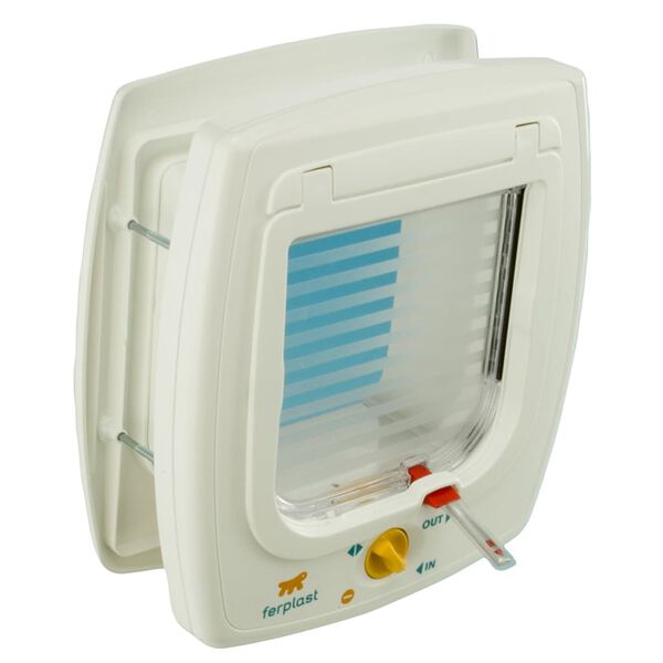 Ferplast 4-Way Magnetic Cat Flap Swing SET White 72104011