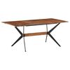 vidaXL Dining Table 180x90x76 cm Solid Mango Wood