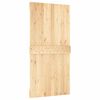 vidaXL Sliding Door with Hardware Set 100x210 cm Solid Wood Pine