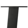 vidaXL Console Table Legs 4 pcs Anthracite 72 cm Steel