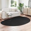 vidaXL Carpet Folding HUARTE Black 160 x 230 cm Polyester