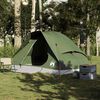 vidaXL Camping Tent Dome 4-Person Olive Green Waterproof