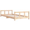 vidaXL Kids Bed Frame 90x190 cm Solid Wood Pine