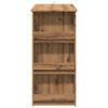 vidaXL Bar Table with Storage Rack Artisan Oak 102x50x103.5 cm
