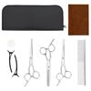 vidaXL 7 Piece Dog Grooming Scissors Set Stainless Steel