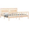 vidaXL Bed Frame without Mattress 200x200 cm Solid Wood Pine