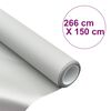vidaXL Projection Screen Fabric Metallic PVC 120" 16:9