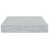 vidaXL Floating Wall Shelves 4 pcs Concrete Grey 23x23.5x3.8 cm MDF