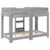 vidaXL Bunk Bed for Kids Grey Sonoma 80 x 160 cm Engineered Wood
