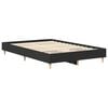 vidaXL Bed Frame No Mattress Black 135x190 cm Double Engineered Wood