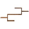 vidaXL Wall Shelf Old Wood 104x15x49 cm Engineered Wood