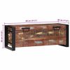 vidaXL Storage Chests Multicolour 80 x 30 x 30 cm Solid Reclaim wood