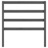 vidaXL Bed Headboard Grey 96x4x100 cm Solid Wood Pine