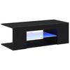 vidaXL TV Cabinet 90 x 39 x 30 cm Black Oak Engineered Wood