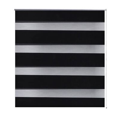 Zebra Blind 90 x 150 cm Black