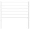 vidaXL Metal Replace Headboard White 80 cm