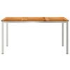 vidaXL OutdoorDiningTable Brown 150x90x75cm SolidTeakwood