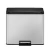 EKO Pedal Bin Essential 3x9 L Matte Silver
