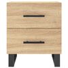vidaXL Bedside Cabinet Sonoma Oak 40x35x47.5 cm Engineered Wood