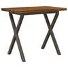 vidaXL Square Dining Table 90 x 55 x 75 cm Solid Acacia Wood