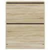 vidaXL Shoe Cabinet Sonoma Oak 80x34x96.5 cm Engineered Wood