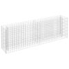 vidaXL Gabion Raised Bed Galvanised Steel 180x30x60 cm
