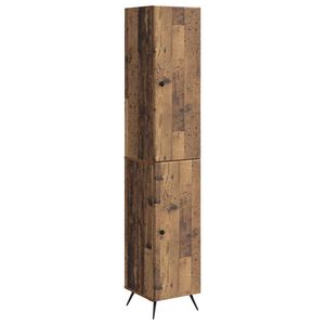 vidaXL Cabinet Set 2 pcs Old Wood Engineered Wood