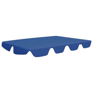 vidaXL Replacement Canopy for Garden Swing Blue 150/130x105/70 cm