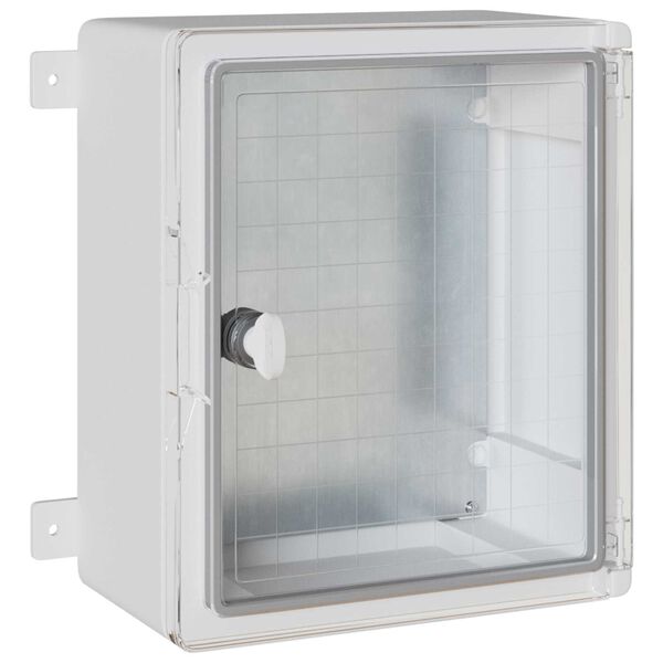 vidaXL Control Cabinet Grey 30 x 16.5 x 35 cm ABS Plastic